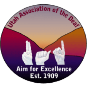 Utah association of the deaf logo